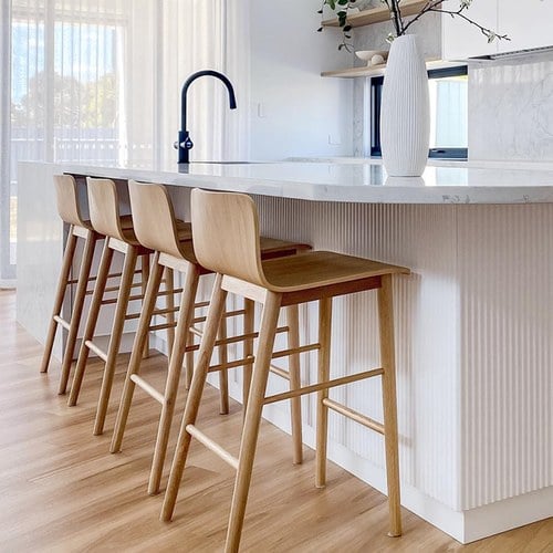 丹麥Tolv Tami 簡約L型高腳吧台椅 (橡木)