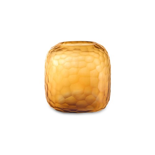 德國Guaxs玻璃花器SOMBA系列(澄黃、高20公分)