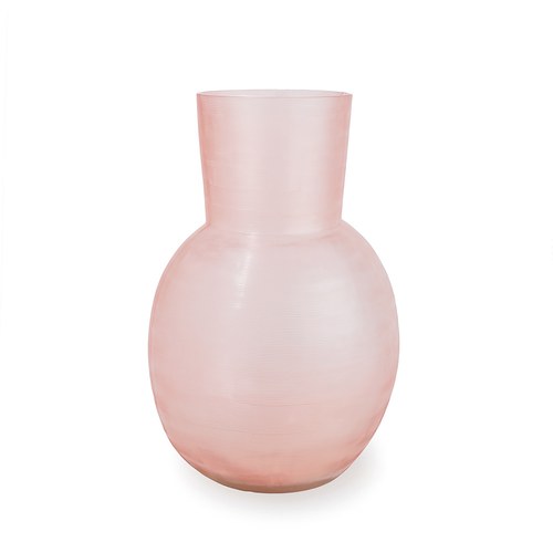 德國Guaxs玻璃花器 YEOLA系列 (玫瑰粉、高34公分)