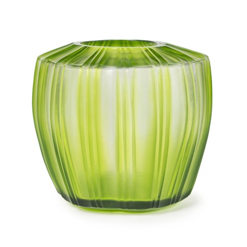 德國Guaxs玻璃花器MALIBU系列(綠、高16公分)