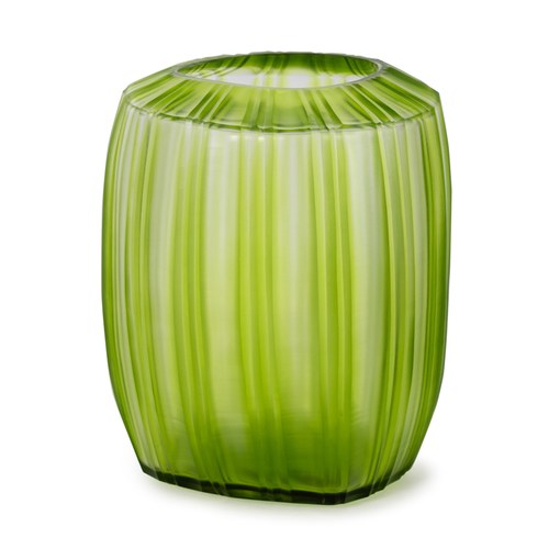德國Guaxs玻璃花器MALIBU系列(綠、高20公分)