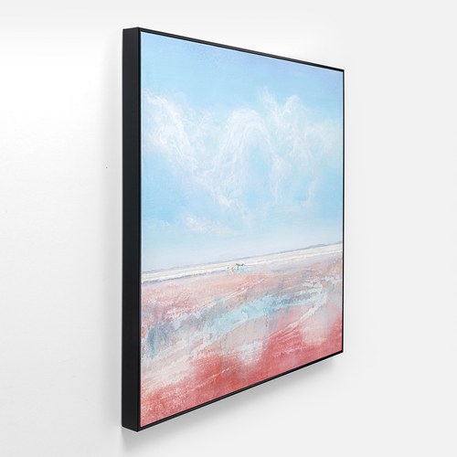 德國KARE 紅海光景藝術掛畫 (100x100公分)