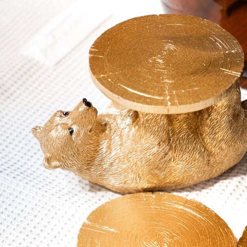 德國KARE 貪玩小熊杯墊組 (附4杯墊)