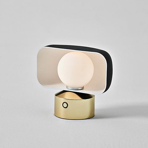 HOODIE 無敵｜無線充電桌燈 (霧灰/流沙金)