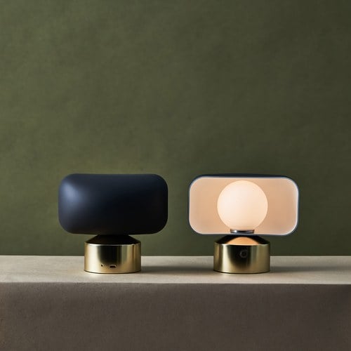 HOODIE 無敵｜無線充電桌燈 (霧灰/流沙金)