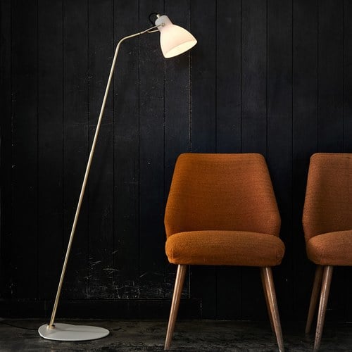 LAITO OPAL 玻光 F｜立燈 (霧白玻/流沙金)