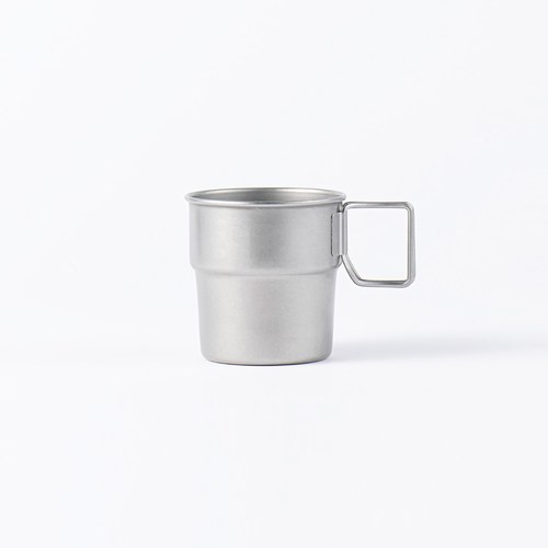 日本Aoyoshi 戶外露營堆疊馬克杯 (霧銀、300毫升)
