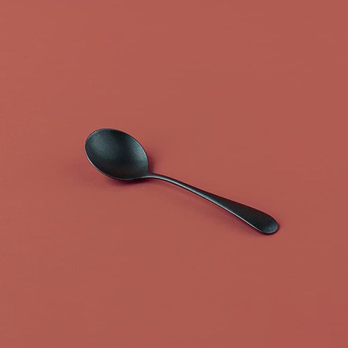 日本Aoyoshi 復古英倫湯匙 (黑、15.2公分)