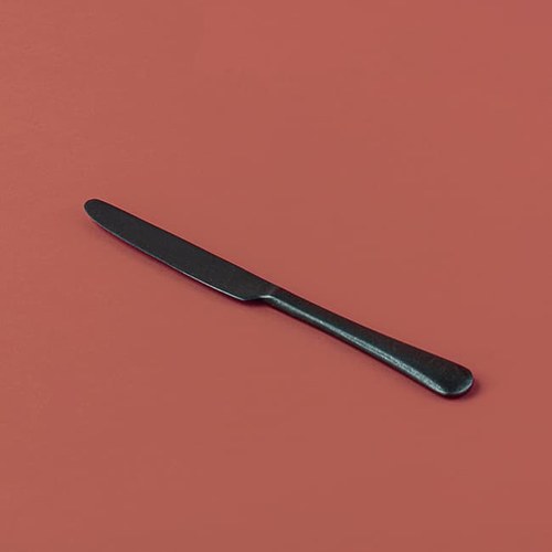 日本Aoyoshi 復古英倫餐刀 (黑、22.2公分)