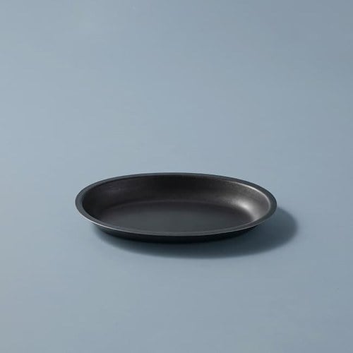 日本Aoyoshi 燭光之夜橢圓深盤 (黑、23.2公分)