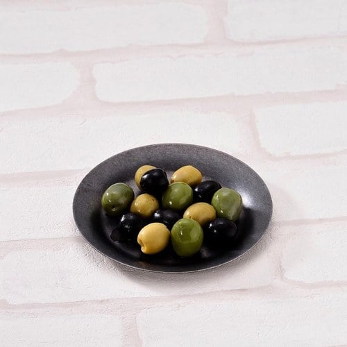 日本Aoyoshi 燭光之夜圓形深盤 (黑、12.5公分)