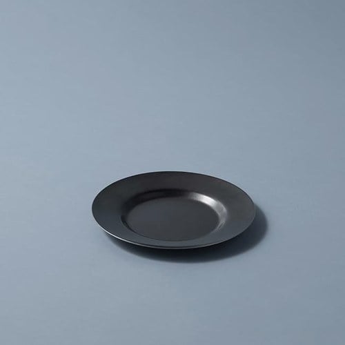 日本Aoyoshi 燭光之夜圓形深盤 (黑、16.5公分)
