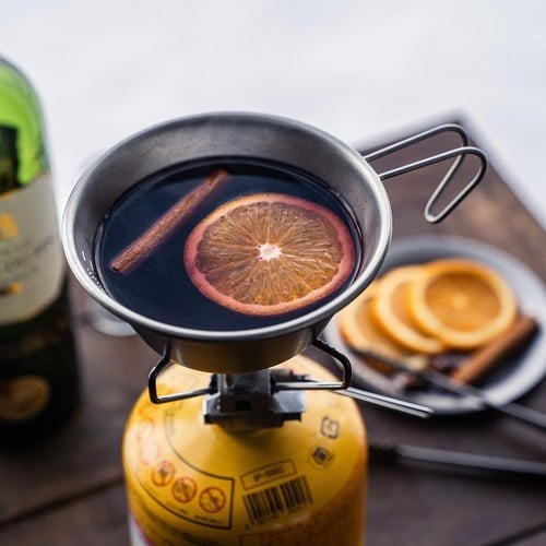 日本Aoyoshi 野營風湯碗 (銀、330毫升)