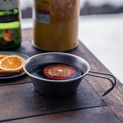 日本Aoyoshi 野營風湯碗 (銀、330毫升)