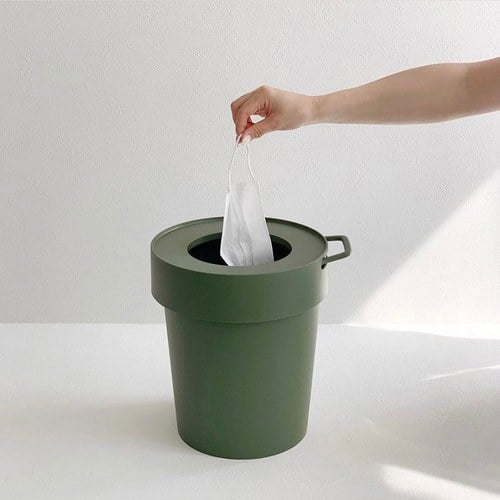 日本 八幡化成 煙囪垃圾桶 (容量 10 公升)
