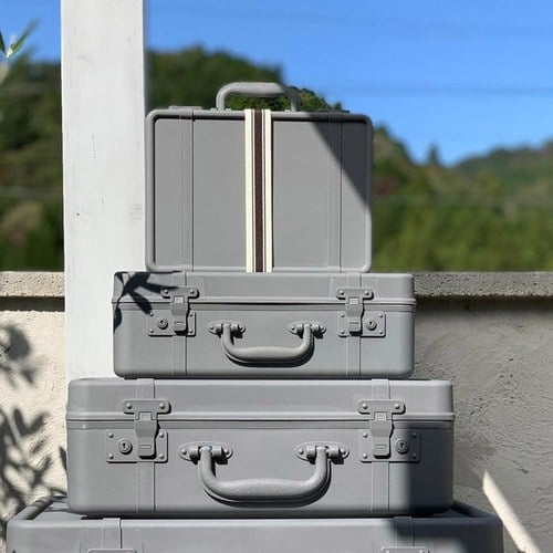 日本 八幡化成 復古行李收納箱 (M號、長 29.4 公分)