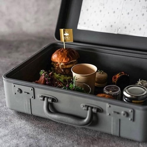 日本 八幡化成 復古行李收納箱 (M號、長 29.4 公分)