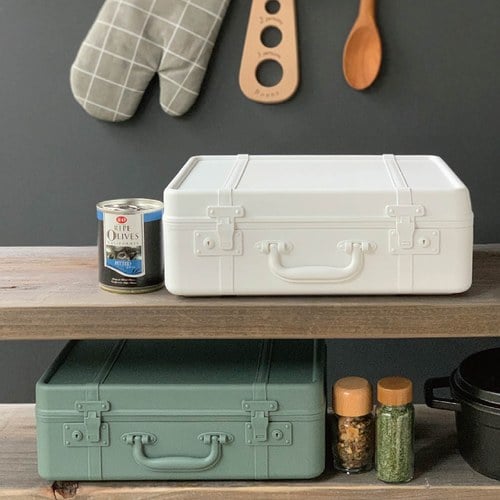 日本 八幡化成 復古行李收納箱 (XL號、長 46 公分)