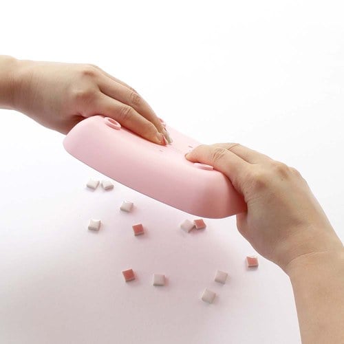 日本 八幡化成 馬賽克自由拼裝飾品盤 (黑色)