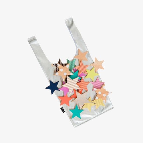 日本Kukkia星星骨牌木製玩具 (多彩)