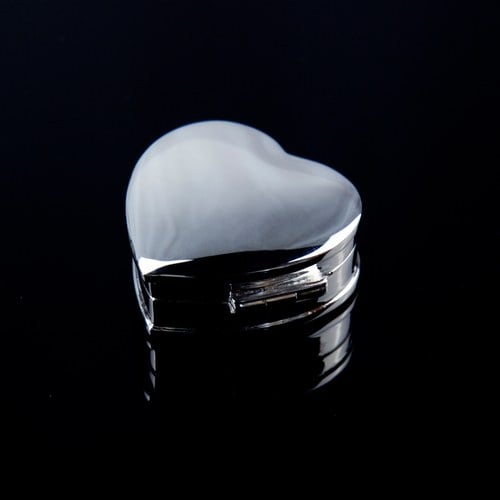 英國Carrs銀器 心型珍藏紀念盒