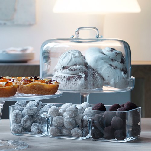 英國LSA 全玻形輪廓蛋糕架 (直徑25公分)