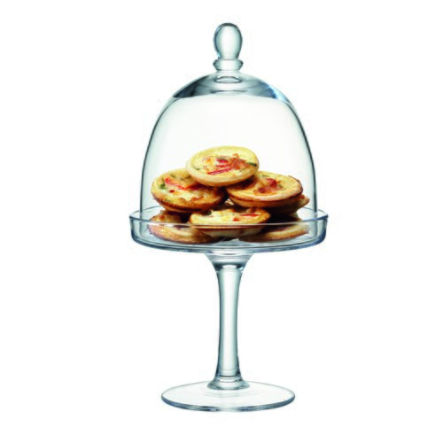 英國LSA 全玻形輪廓拱形蛋糕架 (直徑14公分)