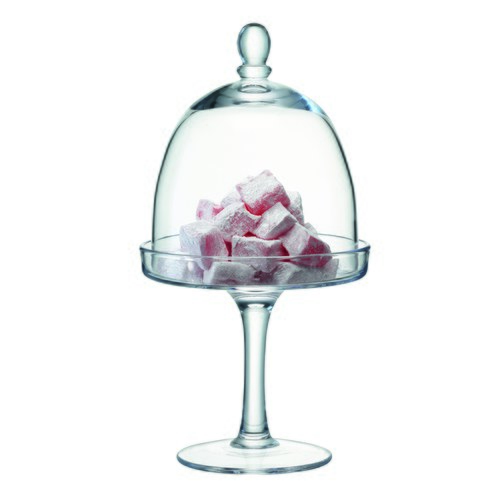 英國LSA 全玻形輪廓拱形蛋糕架 (直徑14公分)