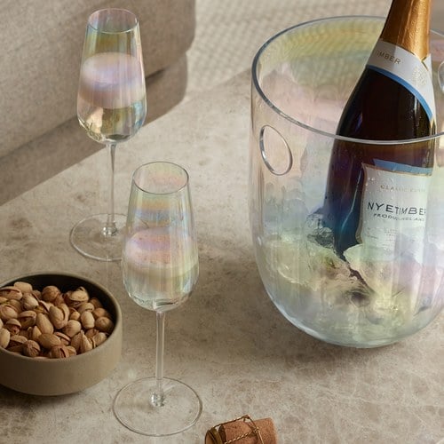 英國LSA 貝殼絢彩香檳杯4入組 (250毫升)