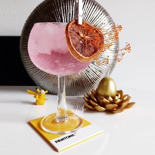 英國LSA琴酒派對球型高腳杯2入組 (透明、690毫升)