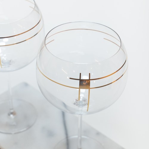 英國LSA 金樽球型酒杯4入組(680毫升)-CT14