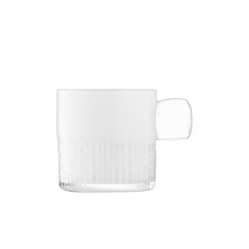 英國LSA 把手系列玻璃燭台 (霧白)-HN03