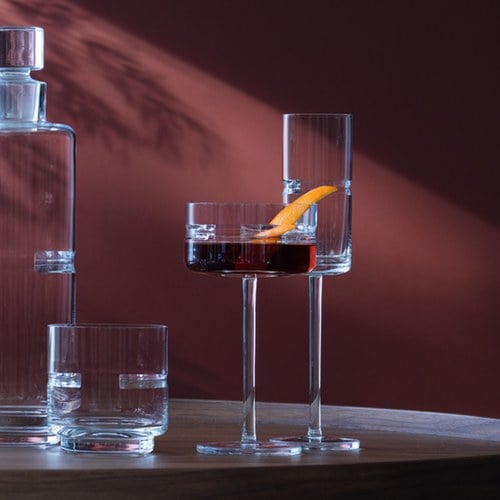 英國LSA 腰封刻紋香檳杯2入組 (290毫升)-HR05