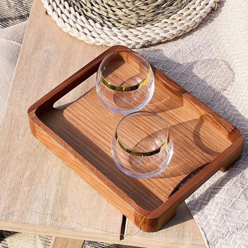 英國LSA 鑲金邊水杯2入組 (330毫升)-LC01