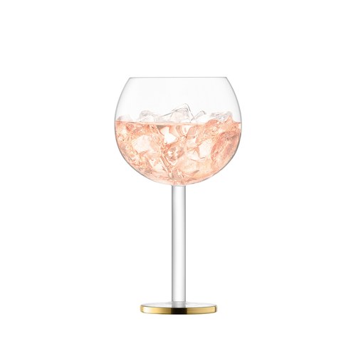 英國LSA 鑲金邊球型酒杯2入組 (560毫升)-LC05