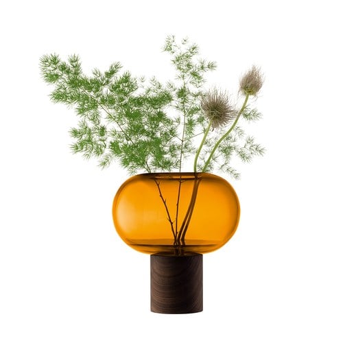 英國LSA 歐式禪風花器 (琥珀、高21.5公分)
