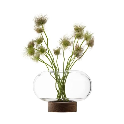 英國LSA 歐式禪風花器 (透明、高19.5公分)