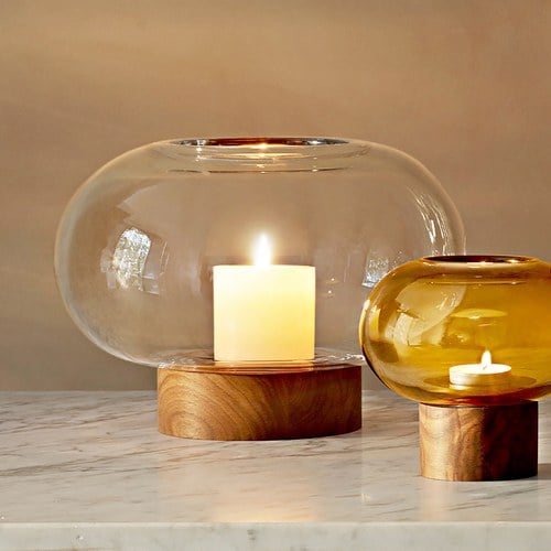 英國LSA 歐式禪風花器 (透明、高19.5公分)