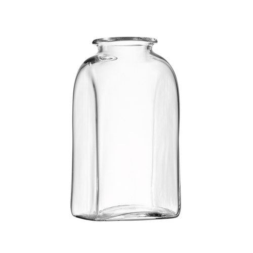 英國LSA 透明四角厚玻璃花器 (高40公分)-UM06