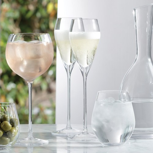 英國LSA 薄賽珂氣泡酒杯2入組 (250毫升)-WI54