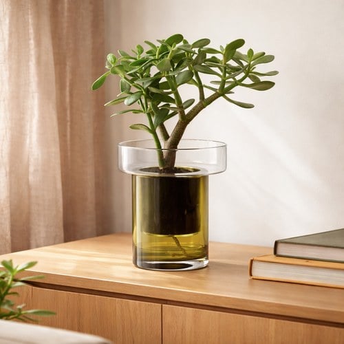 英國LSA 陽臺自動澆水花槽 (橄欖綠、高19公分)-BD01