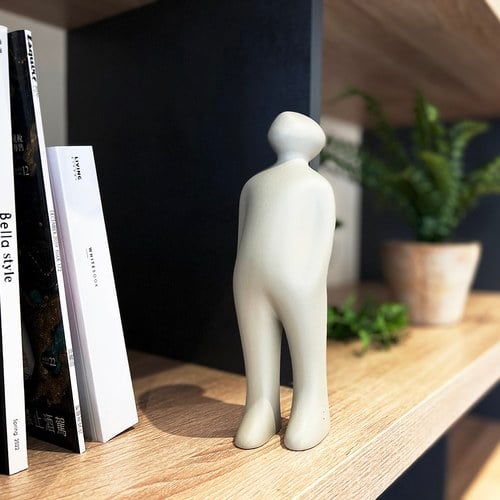 比利時Gardeco藝術擺飾 經典觀賞者 (雲灰、高23公分)