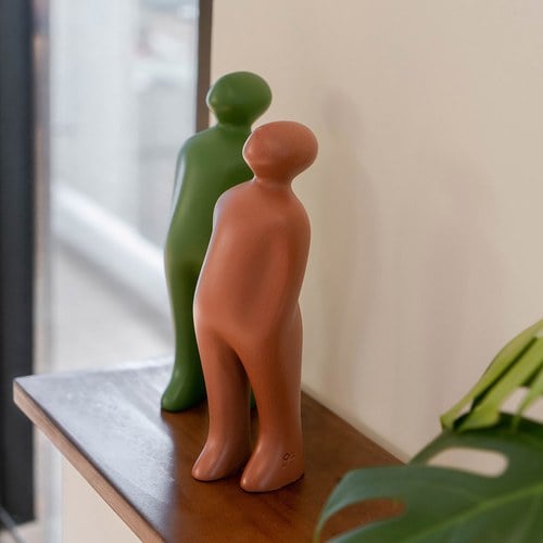 比利時Gardeco藝術擺飾 經典觀賞者 (紅木、高23公分)