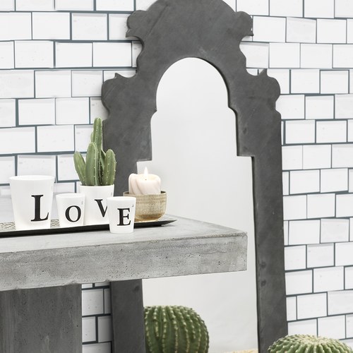 丹麥LeneBjerre 巴洛克式黑色掛鏡