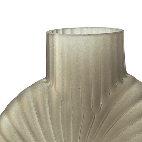 丹麥Lene Bjerre 漩渦螺紋玻璃花器 (高20.5公分)