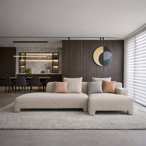 丹麥 Natadora Morocco 摩洛哥沙發(暖棕 右向)