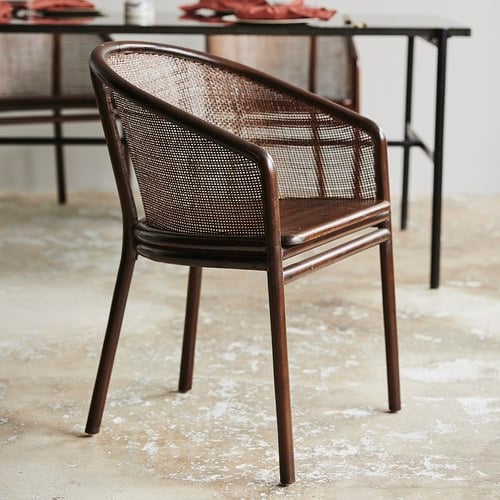 丹麥Nordal Mosso全包覆柚木設計單椅 (深棕)