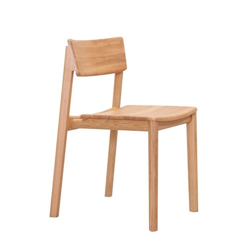丹麥Tolv Poise典藏實木可堆疊單椅(橡木)