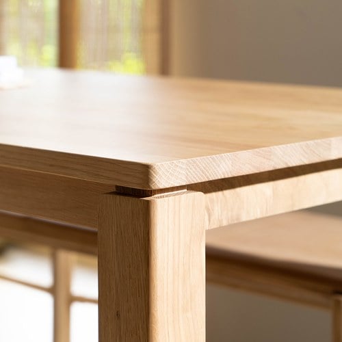 丹麥Tolv Simple全實心橡木餐桌