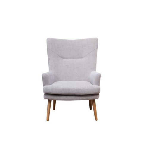 丹麥Tolv 一字縫線單人沙發 (灰)